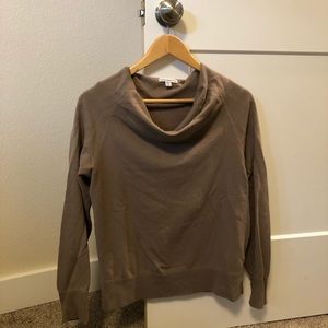 James Perse Funnel Neck Crew Sweatshirt